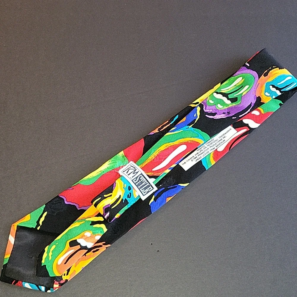 Rolling Stones 1994 "Painted Tongues" Tie 👔 - Picture 4 of 8